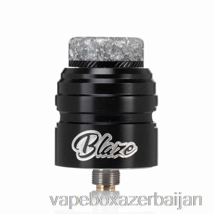 Vape Box Azerbaijan Thunderhead Creations Blaze Solo 24mm BF RDA Silver Black